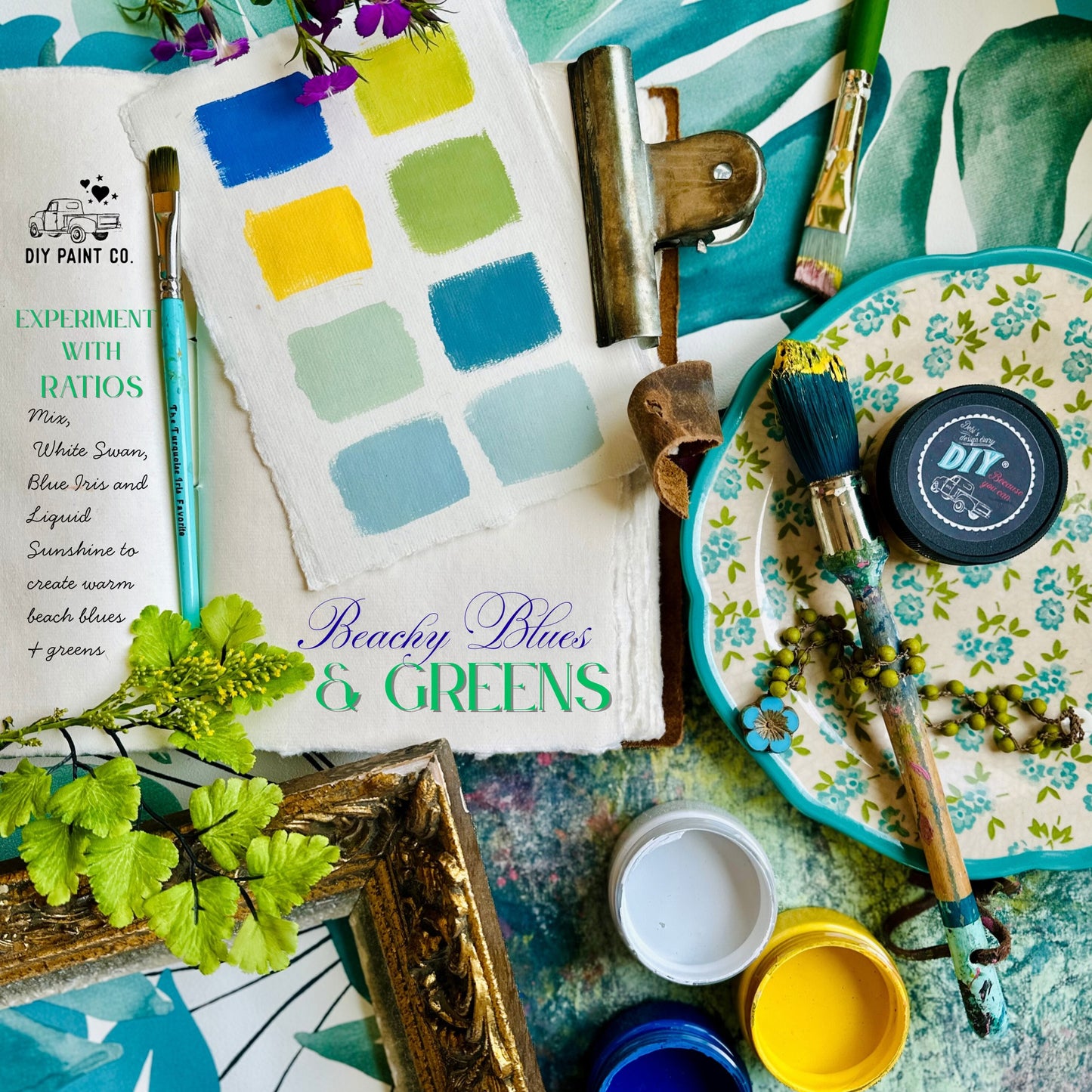 DIY Paint Mixology Lab - 8 Color Sampler Box