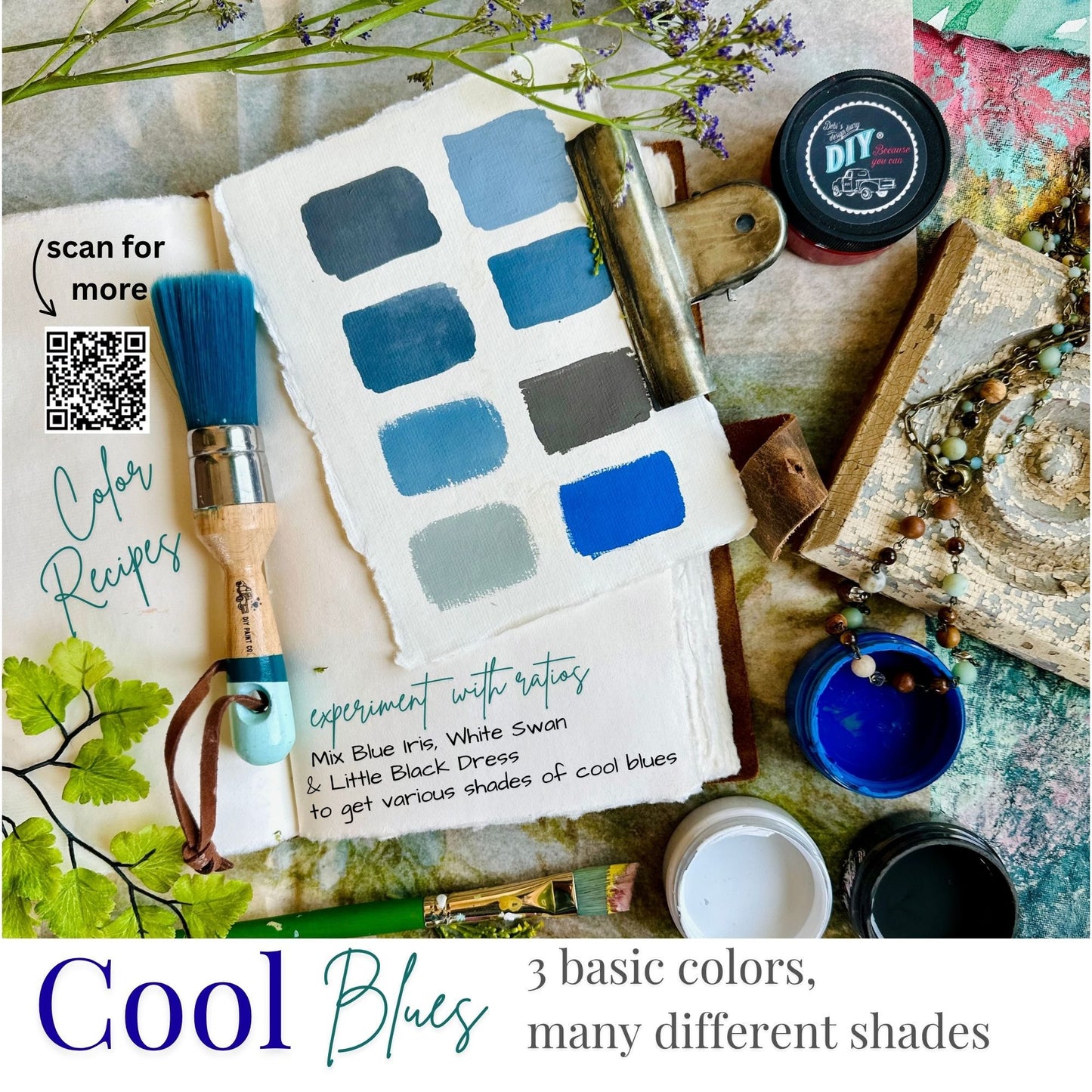 DIY Paint Mixology Lab - 8 Color Sampler Box
