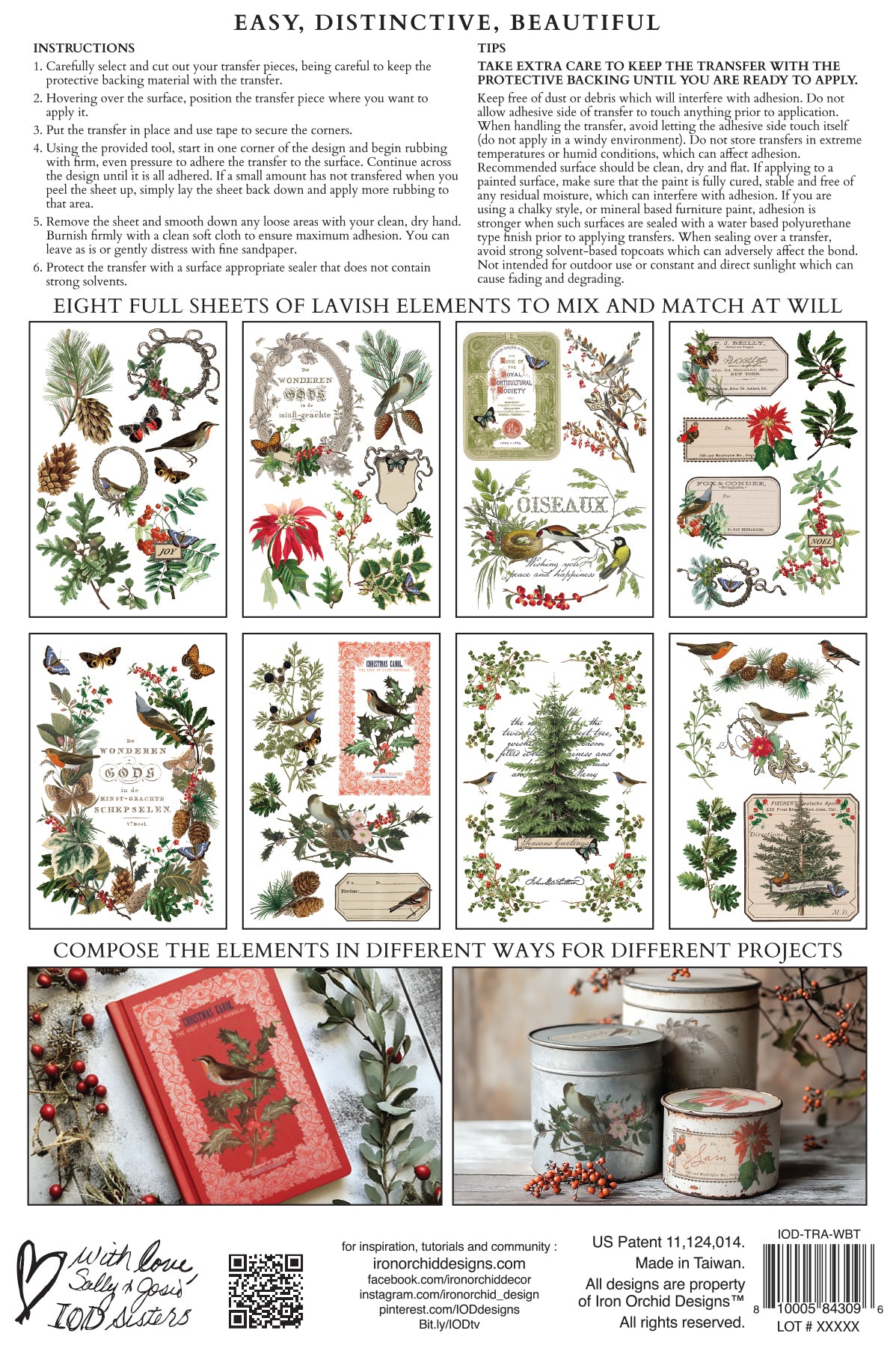 IOD Winter Botanist 8 x 12 Pad