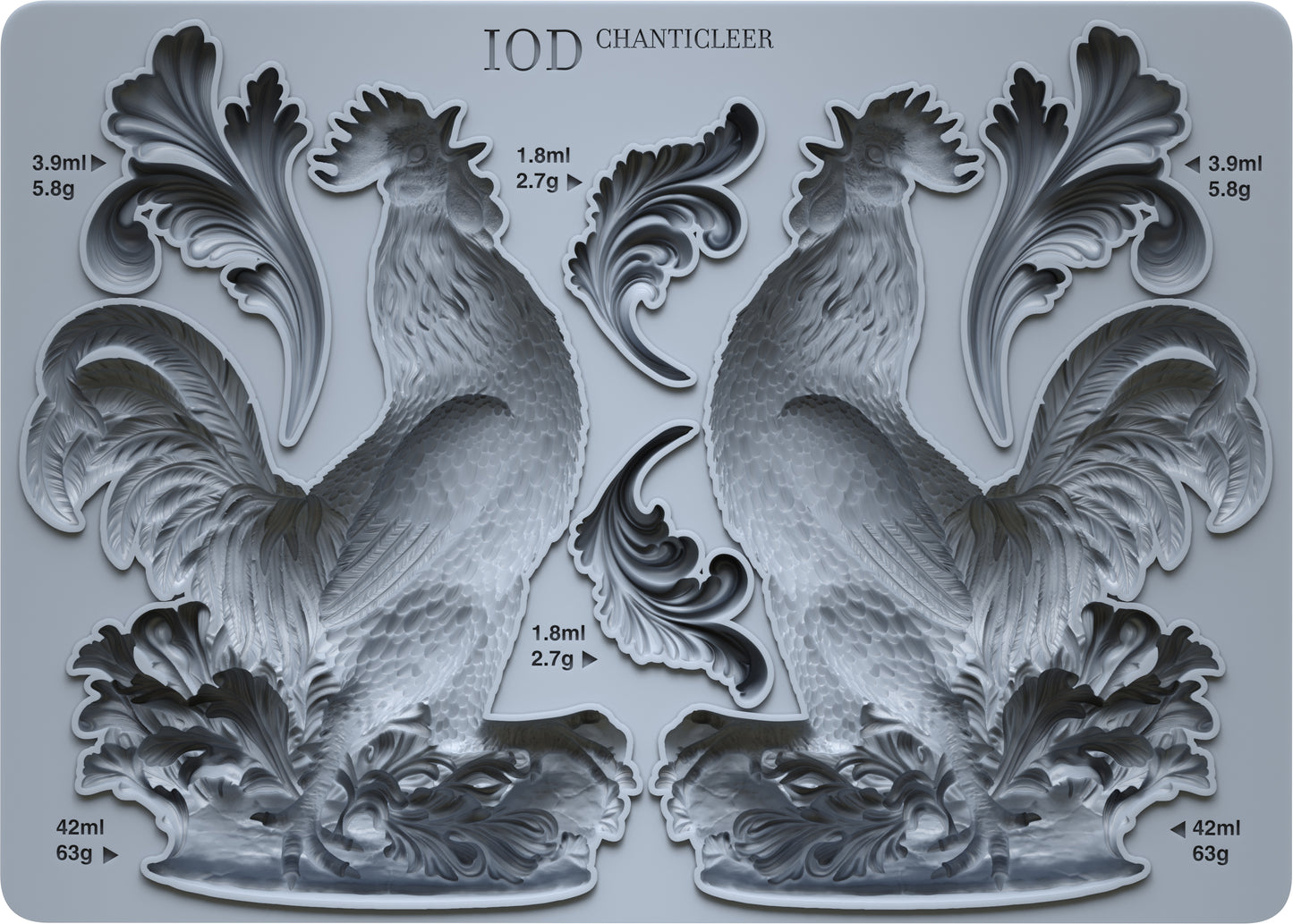 IOD Mould Chanticleer 6X10