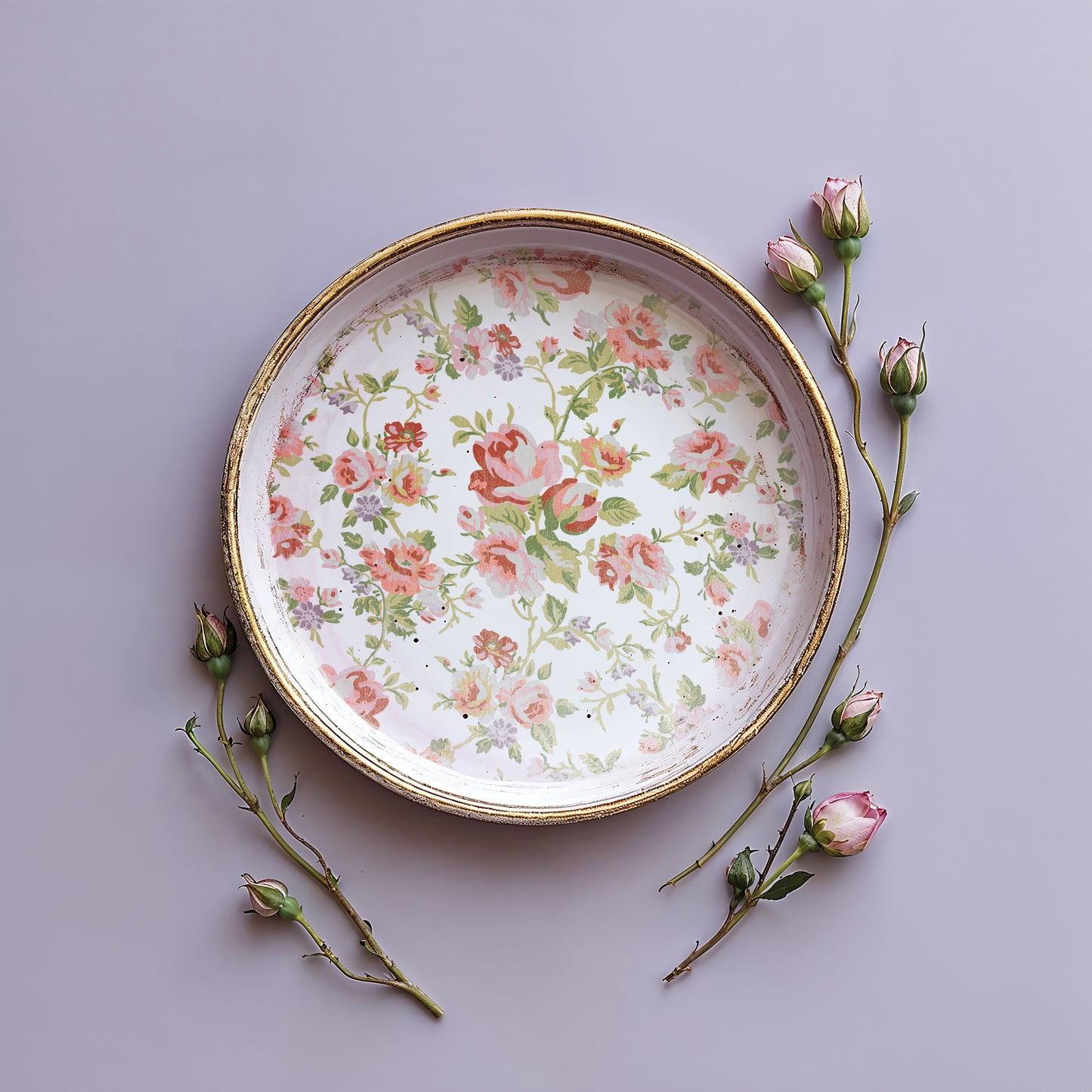 IOD Ditsy Blooms Paint Inlay
