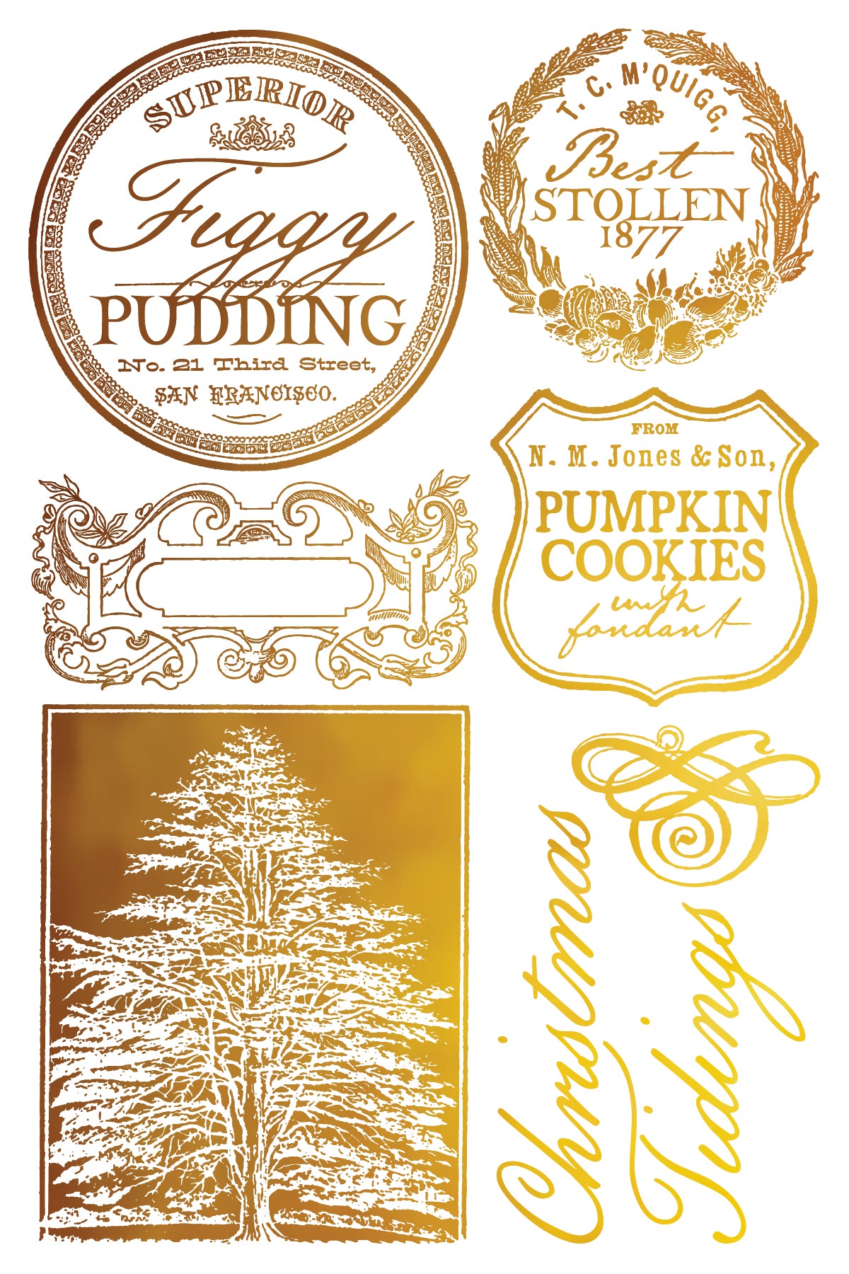 IOD Figgy & Flourish IOD Foil Transfer 8 x 12