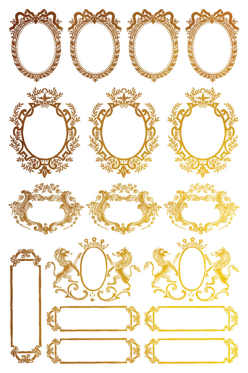 Petits Ornaments Tinsel Foil - IOD Transfer 8x12 Pad