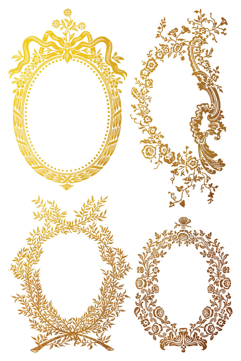 Petits Ornaments Tinsel Foil - IOD Transfer 8x12 Pad