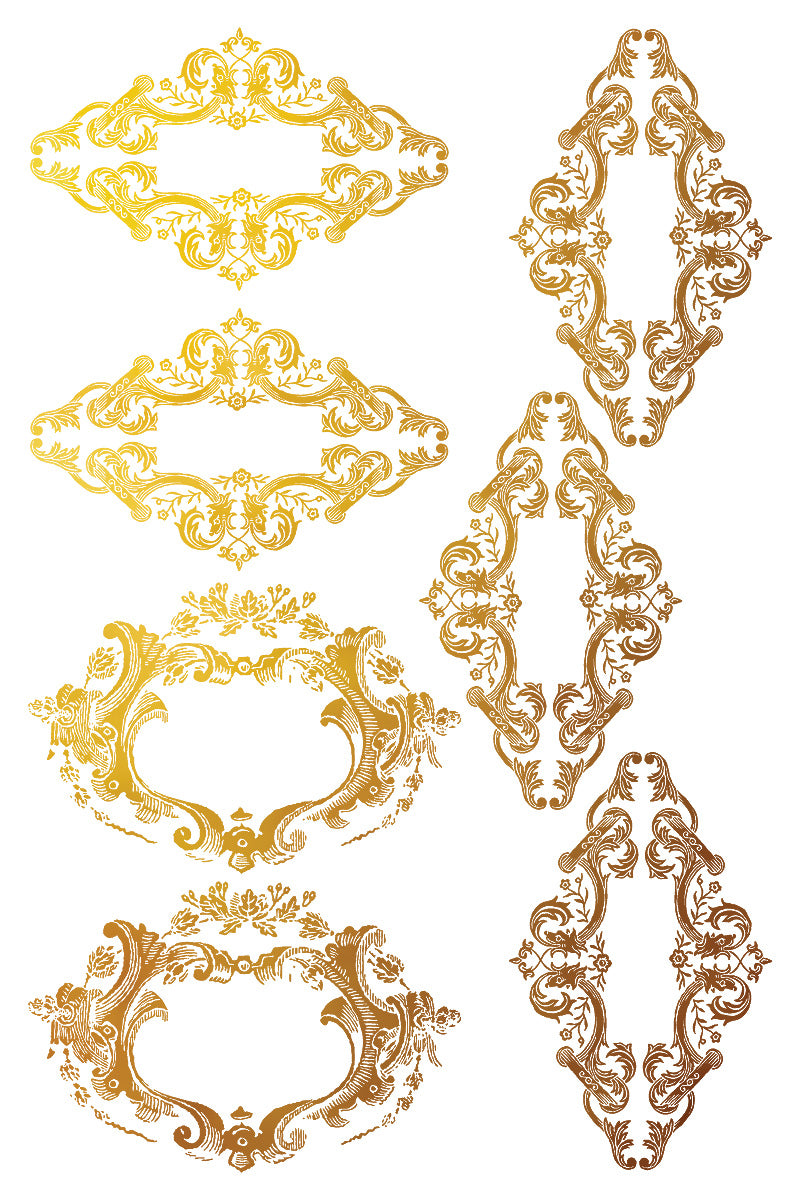 Petits Ornaments Tinsel Foil - IOD Transfer 8x12 Pad