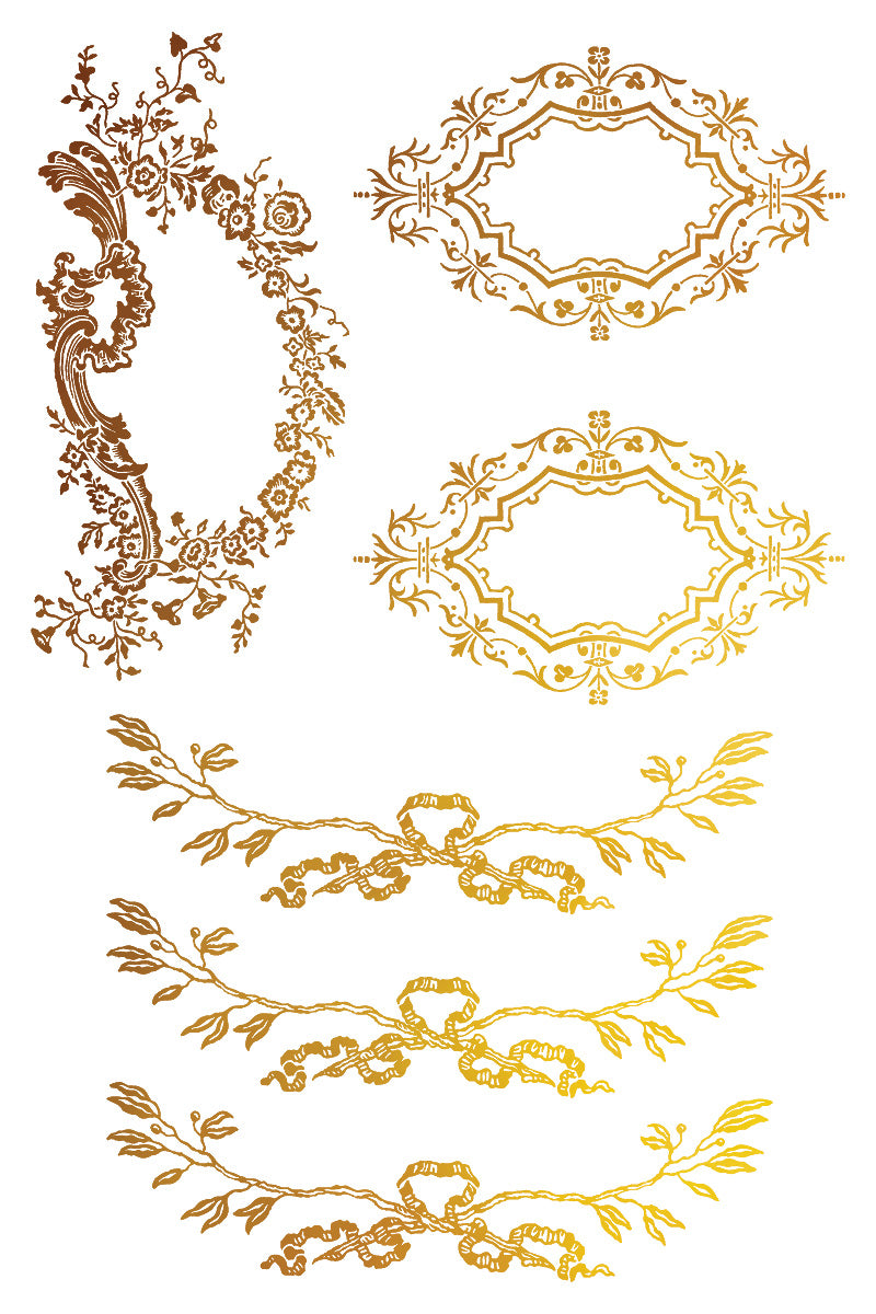 Petits Ornaments Tinsel Foil - IOD Transfer 8x12 Pad