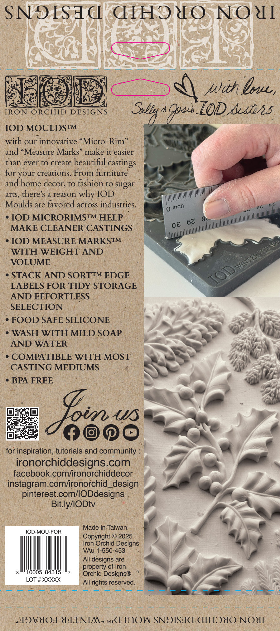IOD Mould - Winter Forage 6x10