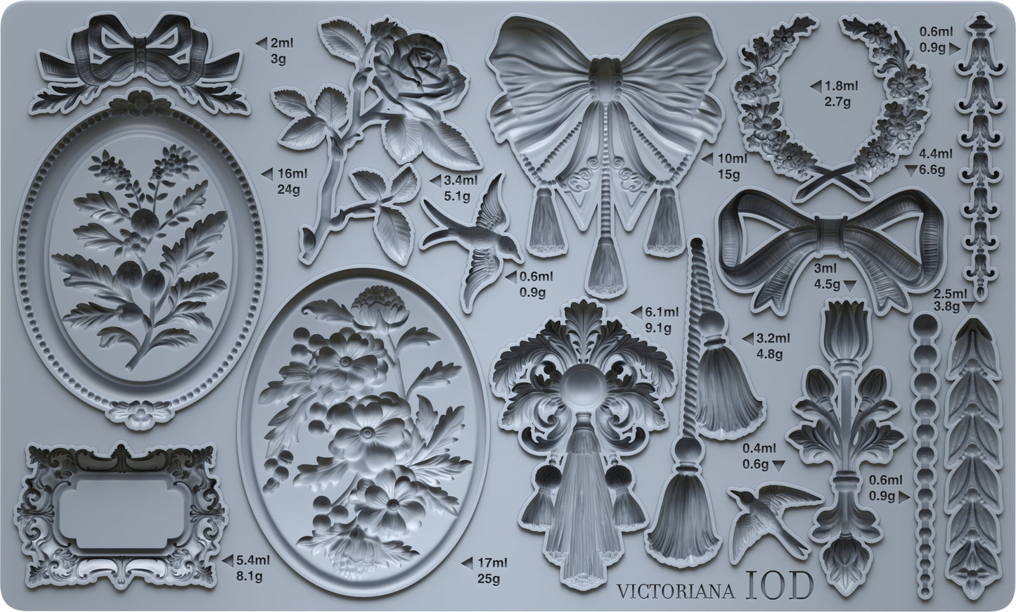 IOD Mould - Victoriana 6x10