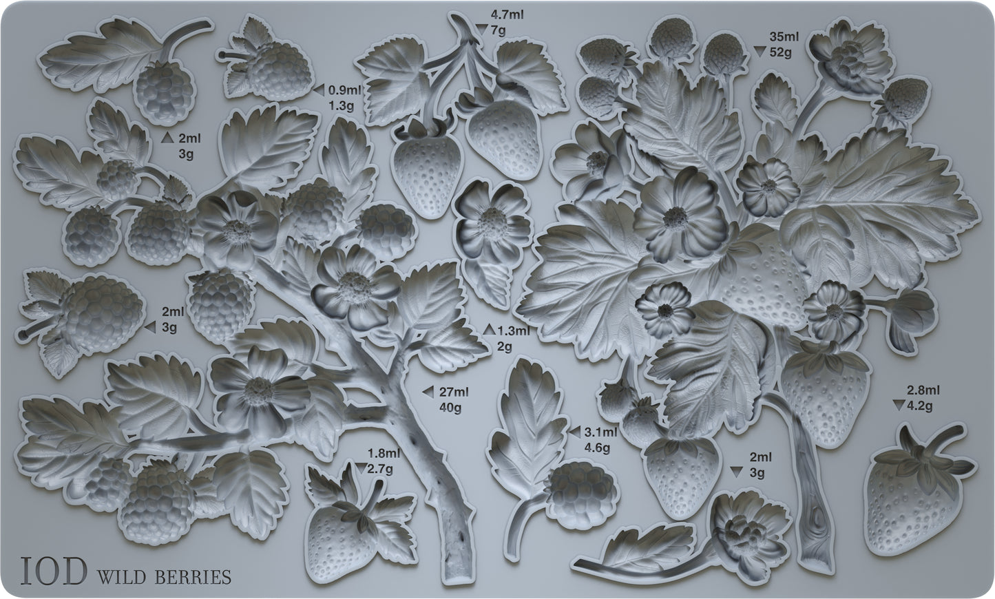 Wild Berries Mould - IOD