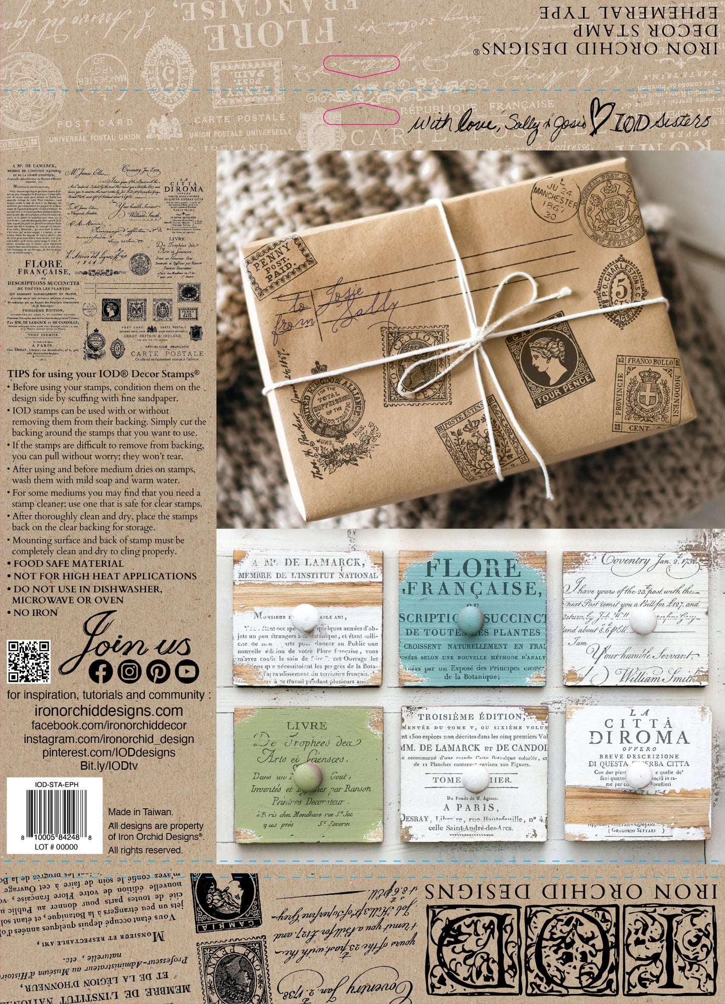 IOD Ephemeral Stamp 12x12