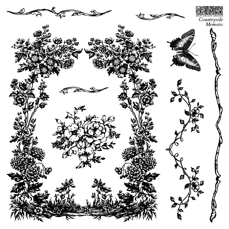 IOD Countryside Memoirs 6x6 Stamp