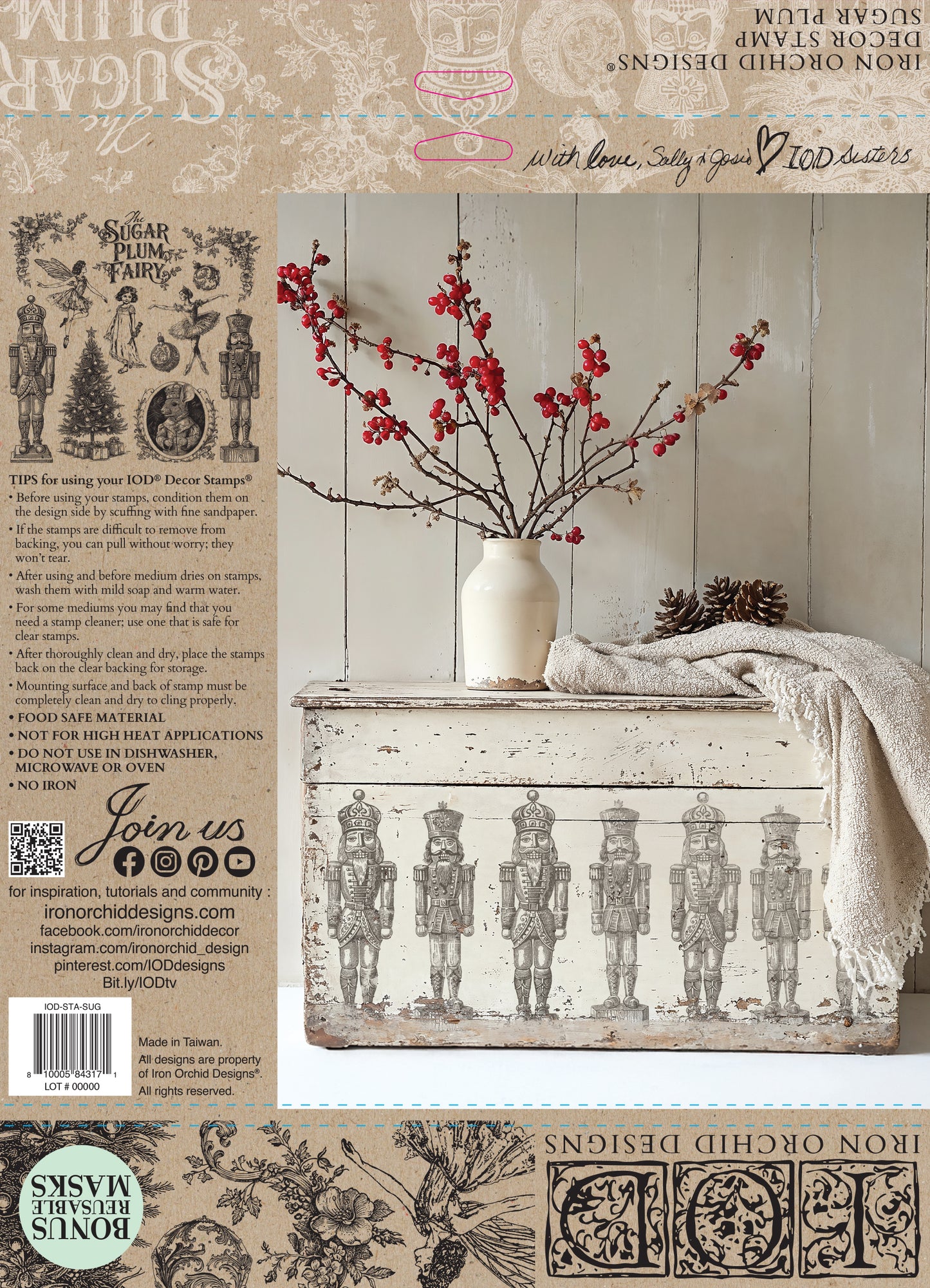 IOD Sugar Plum Fairy Stamp