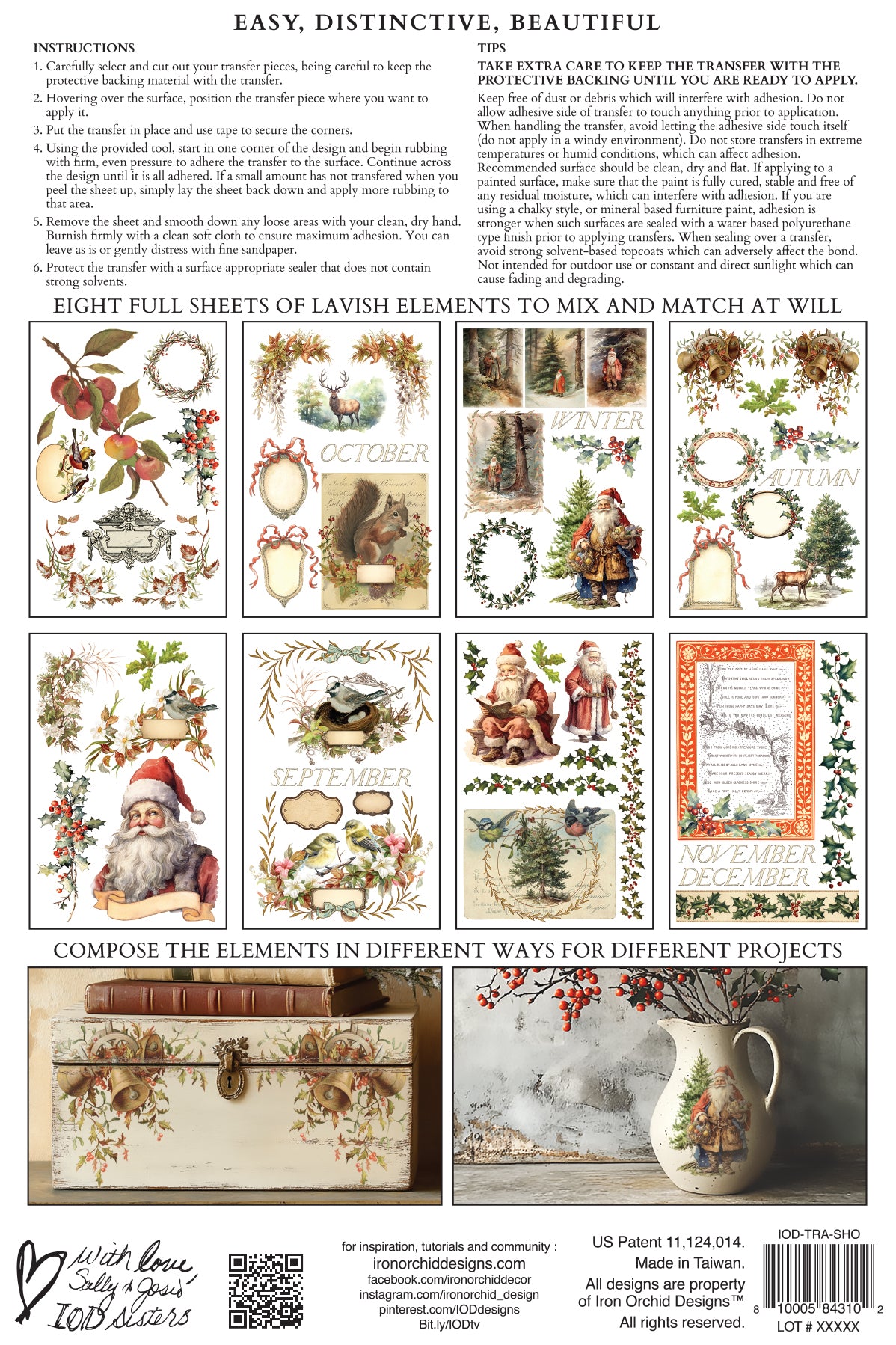 IOD Santa's Hollow 8 x 12 Pad