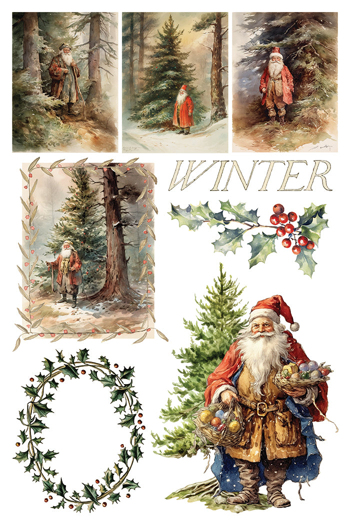 IOD Santa's Hollow 8 x 12 Pad