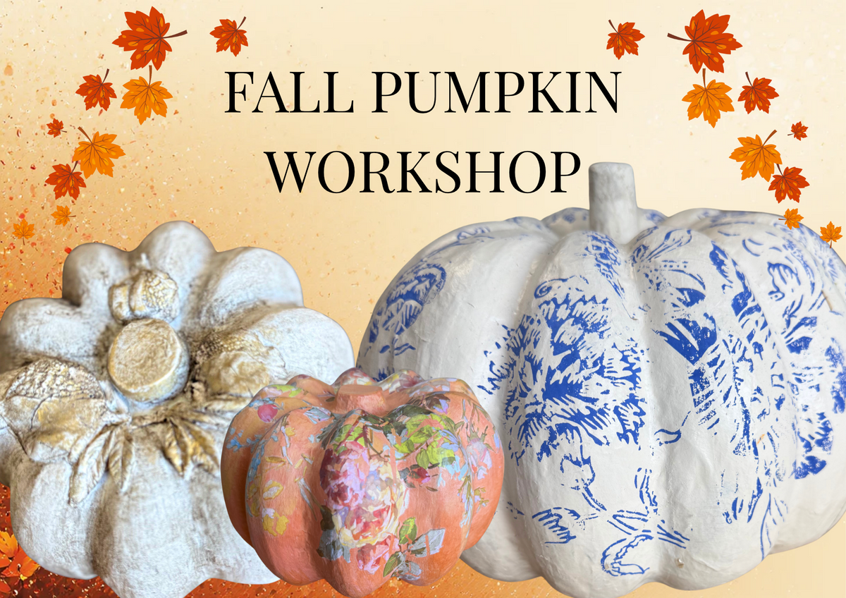 Pumpkin Painting Workshop – IOD & DIY Paint | Brentwood, CA | Oct 14