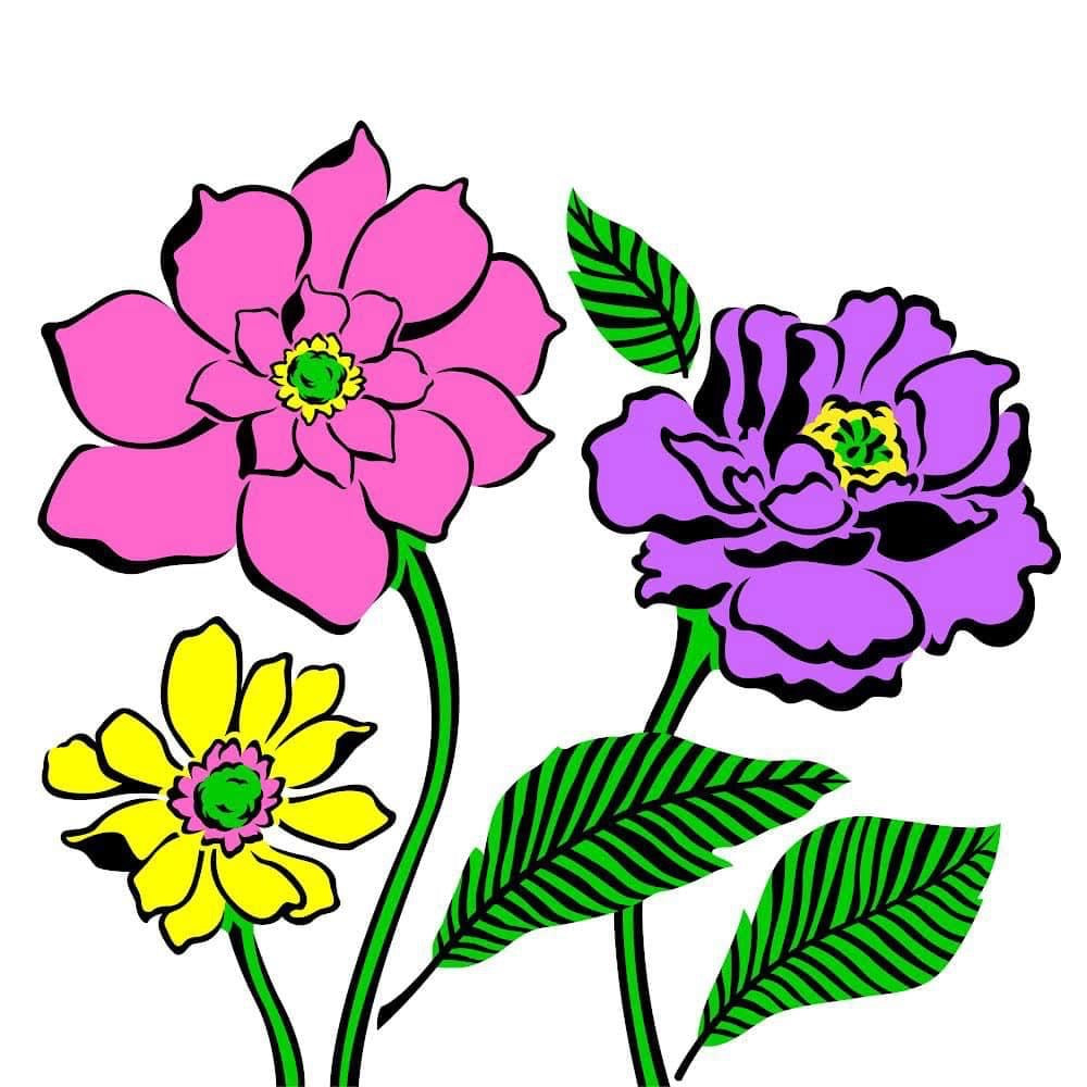 Hopeful Petals | JRV Stencil Designed by Debi from Debi's Design Diary