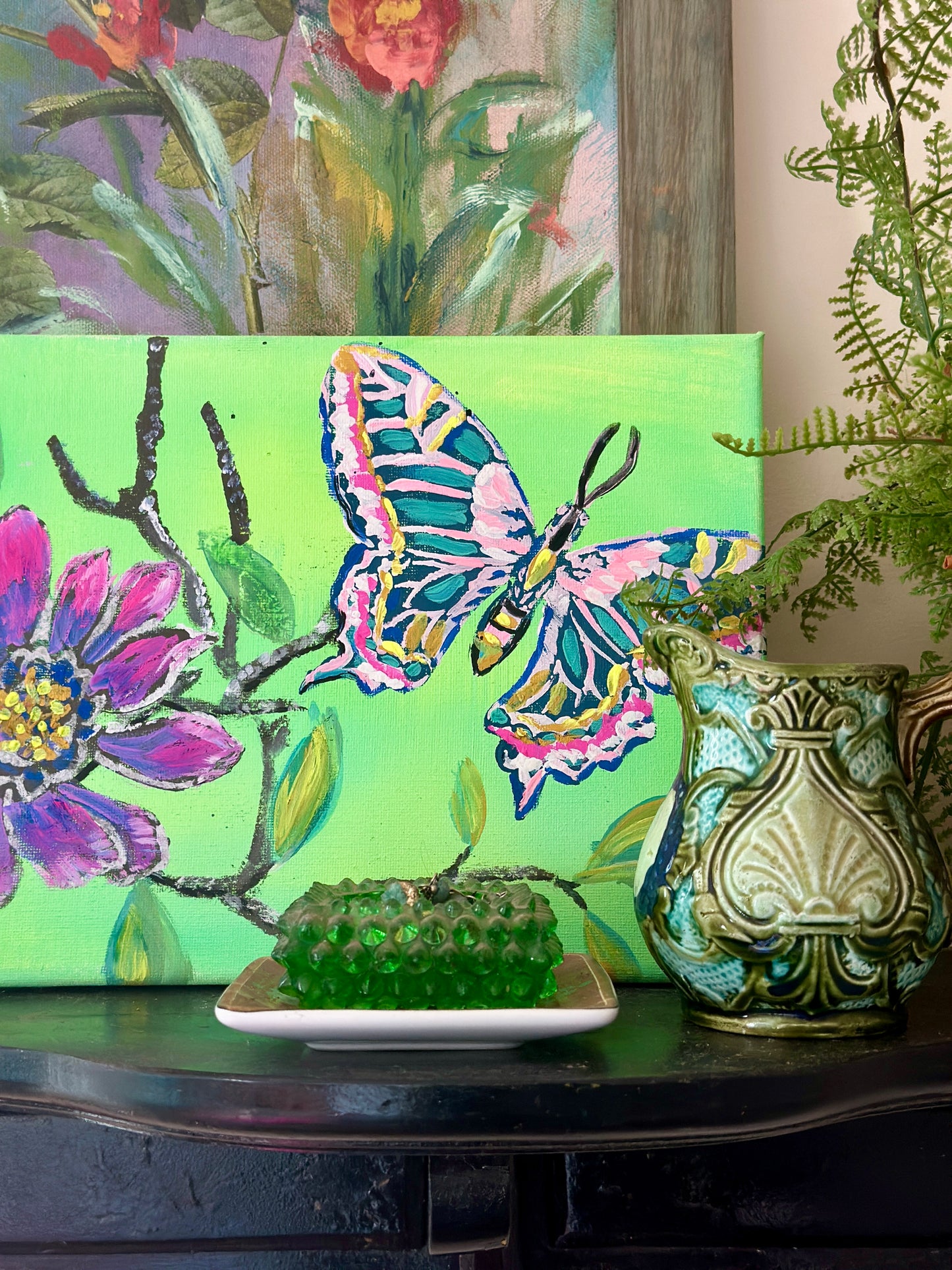 Flutter & Feather | JRV Stencil Designed by Debi from Debi's Design Diary