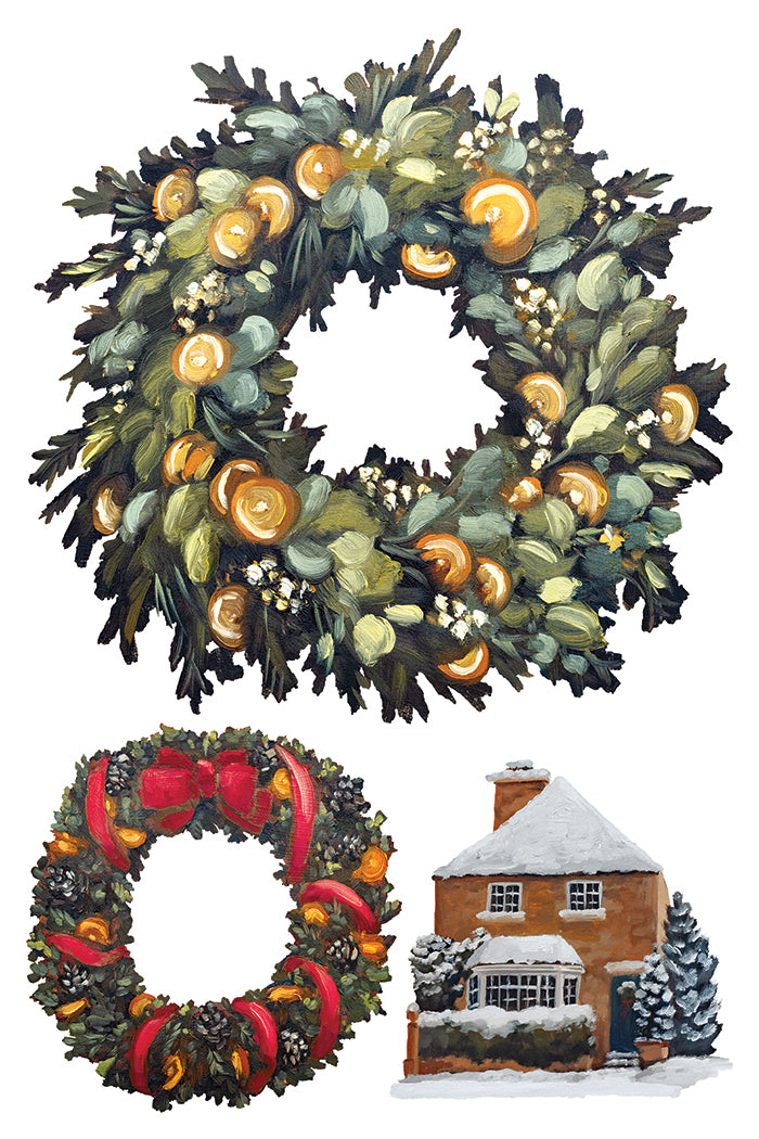 IOD A Cotswald Christmas Transfer 8x12 Pad™