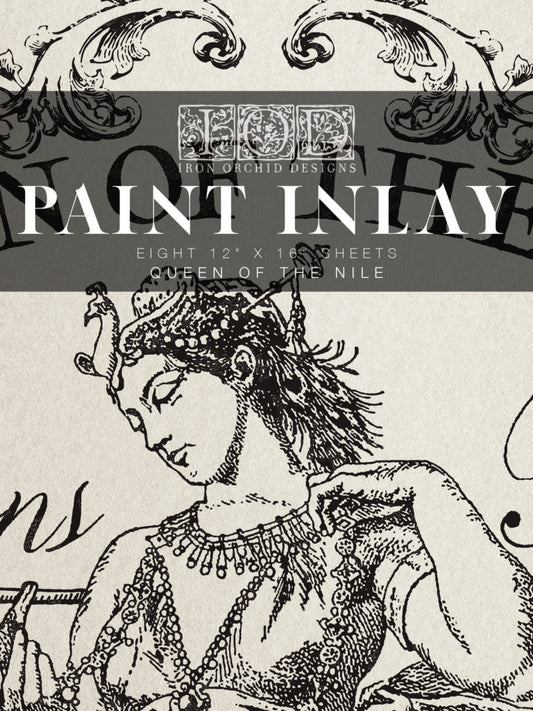 Queen of the Nile IOD PAINT INLAY 12×16 PAD retired special