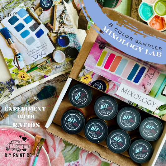 DIY Paint Mixology Lab - 8 Color Sampler Box