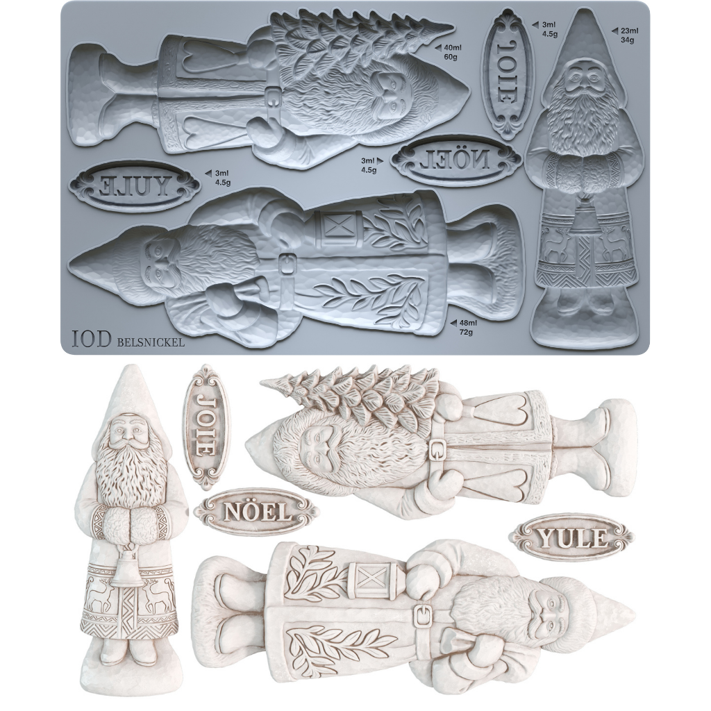 IOD Mould - Belsnickel 6x10 IOD