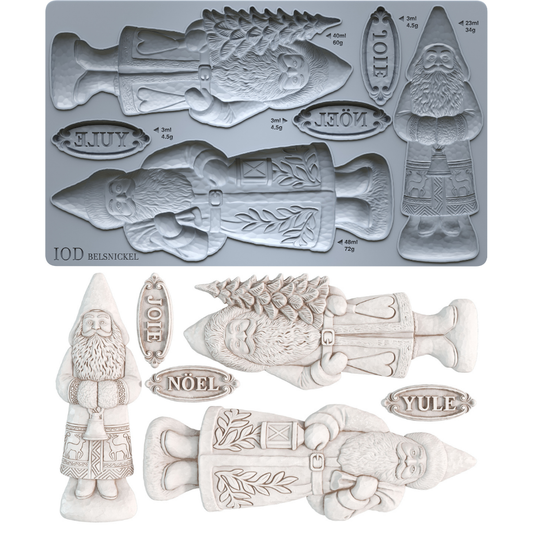 IOD Mould - Belsnickel 6x10 IOD