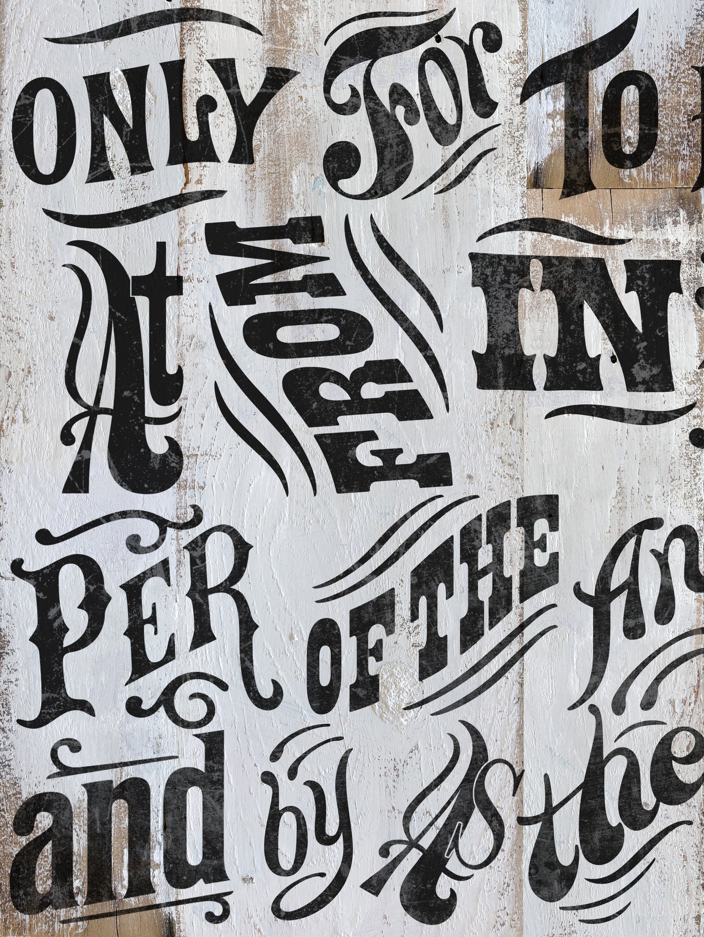 IOD Block Type Stamp 12x12