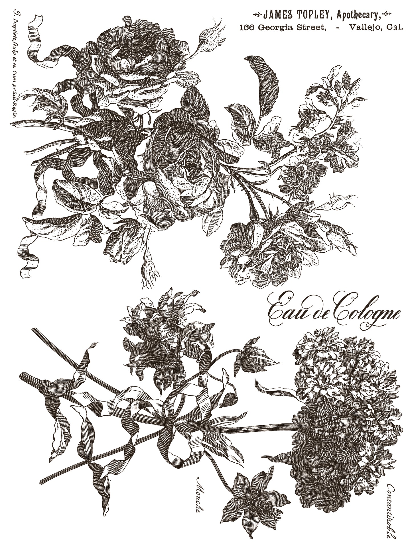 Floriography IOD Paint Inlay