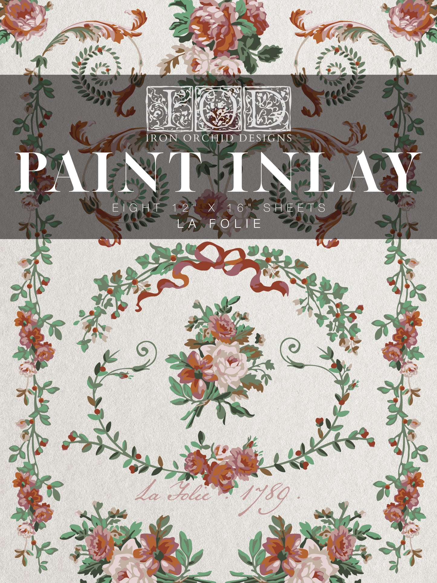 IOD La Folie IOD Paint Inlay 12x16 Pad