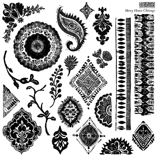 IOD Mercy House Chitenge 12x12 Stamp