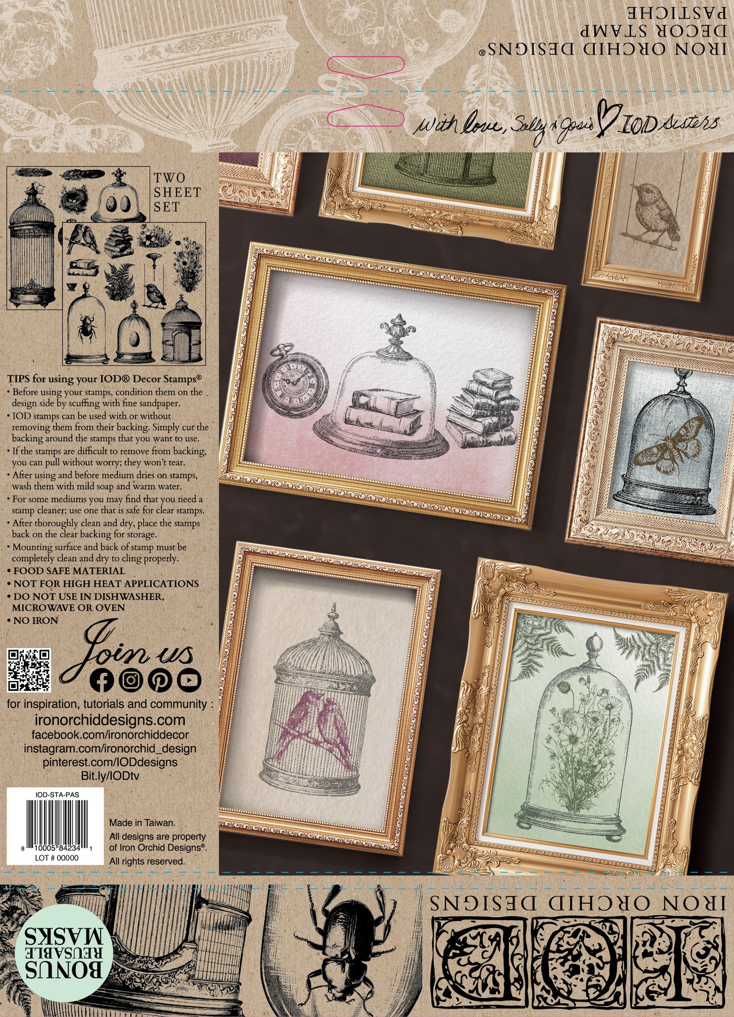 IOD Pastiche Stamp - TOP SELLER - SHIPPING TO YOU 3/21