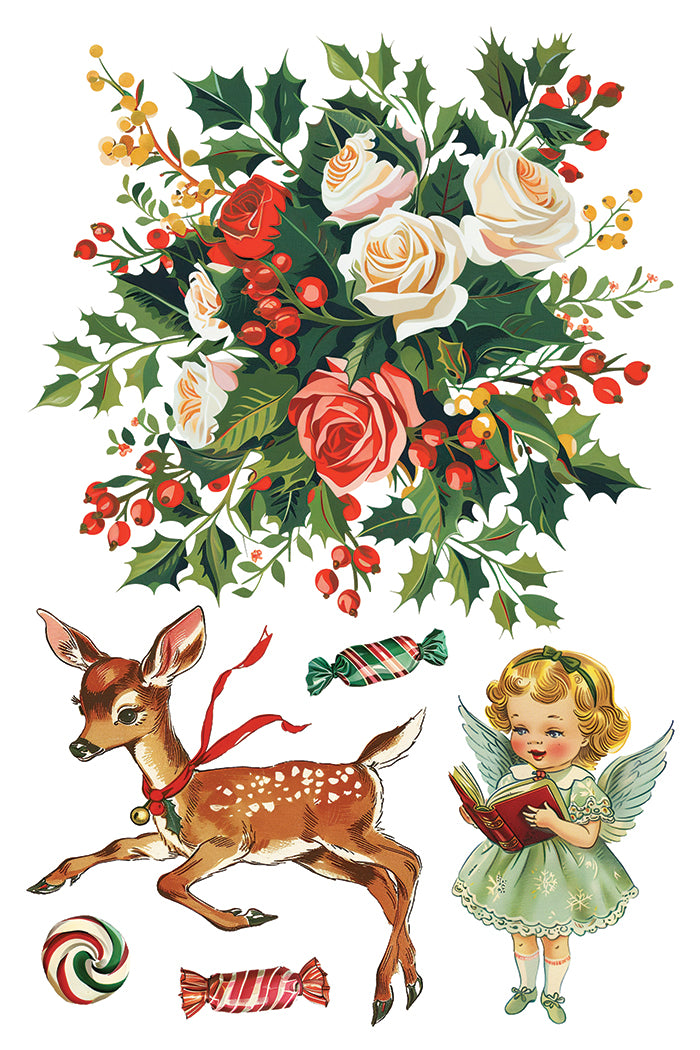 Kitschy Christmas- IOD Transfer 8x12 Pad