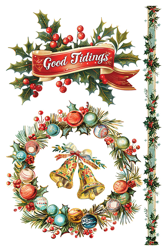 Kitschy Christmas- IOD Transfer 8x12 Pad