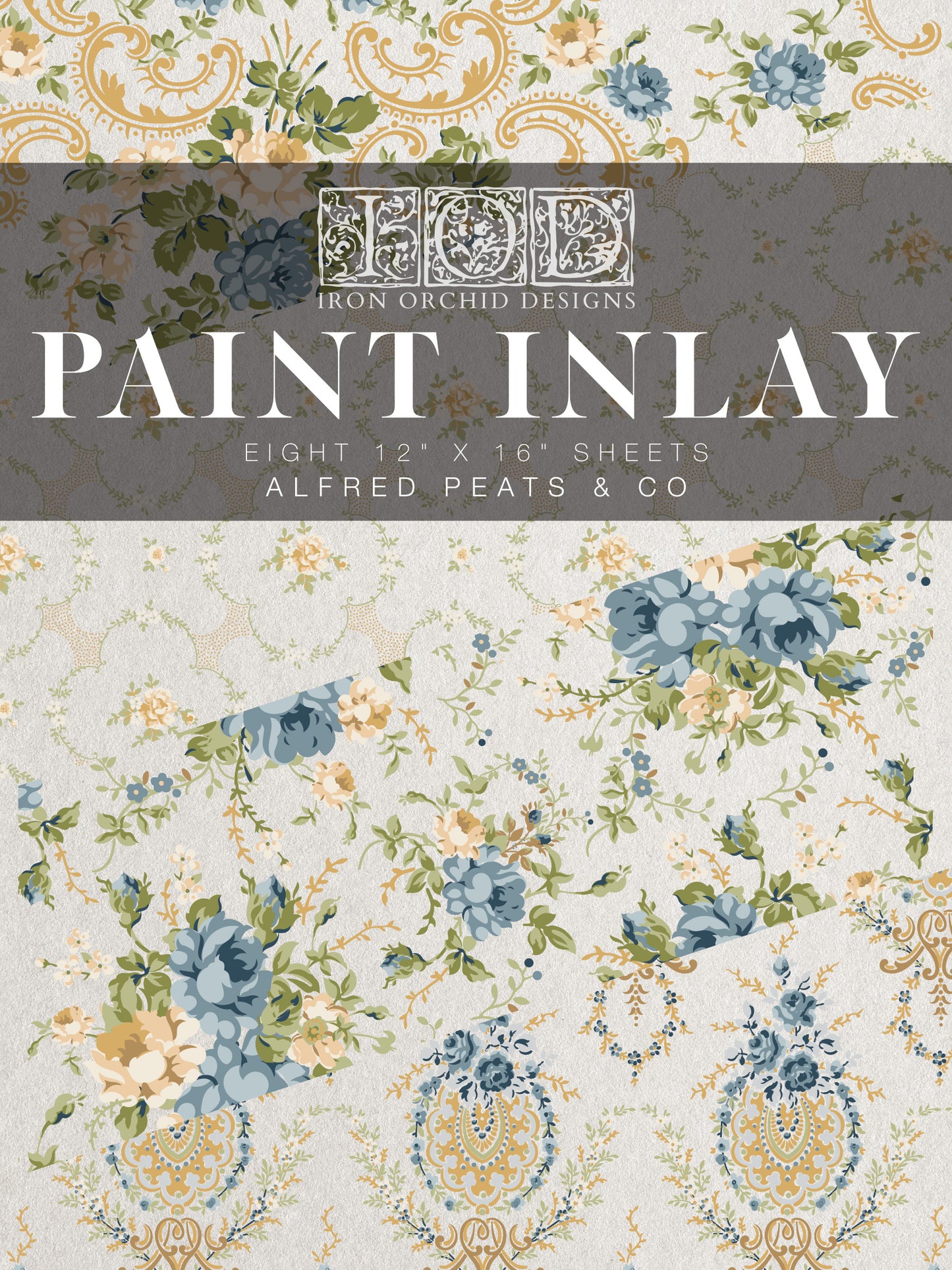 IOD Alfred Peats and Co. Paint Inlay 12x16 Pad™