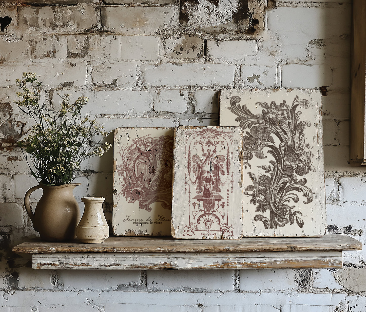 IOD Hameau de la Reine IOD Paint Inlay 12x16 Pad™