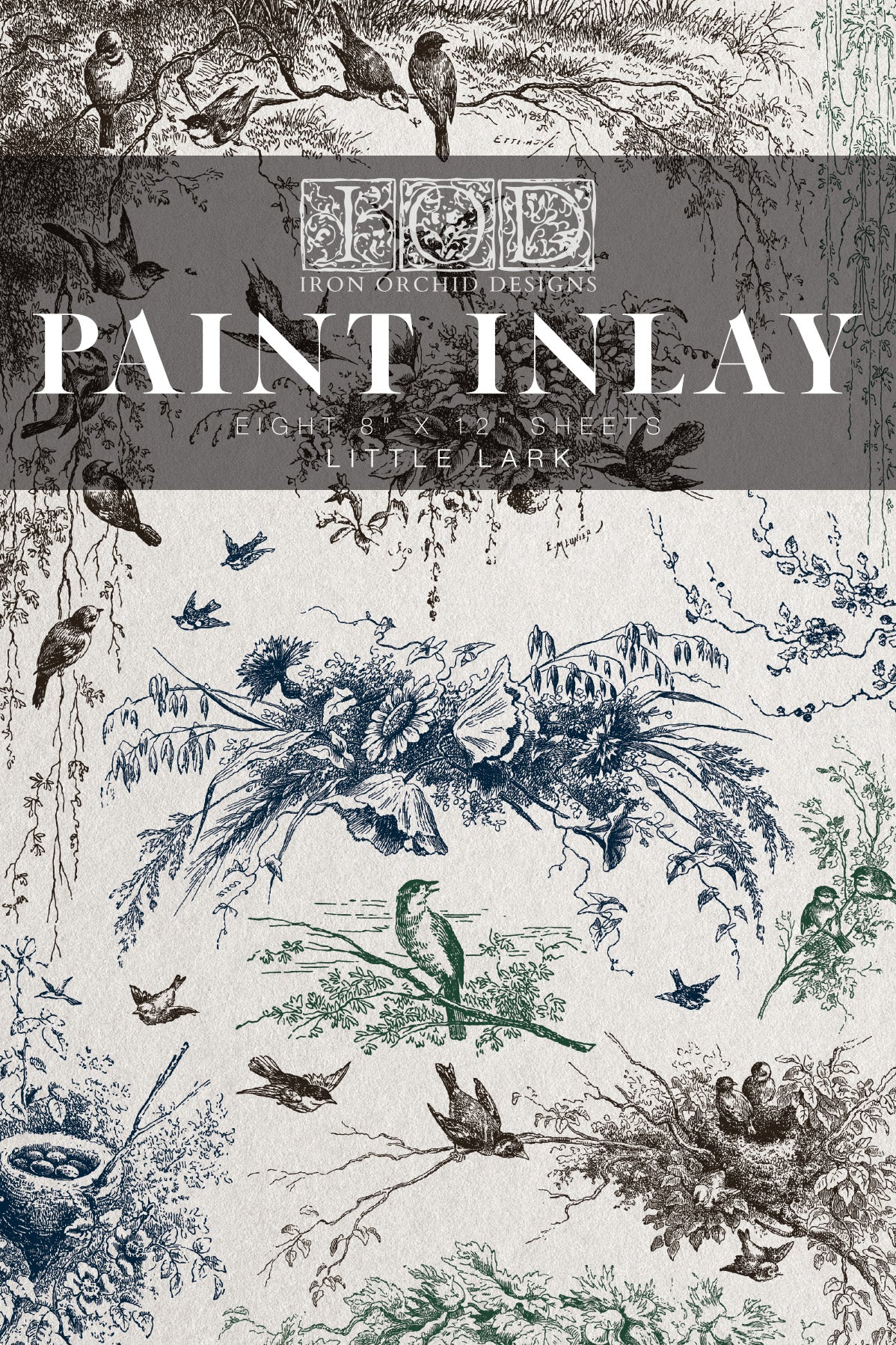 IOD Little LarkPaint Inlay 12x16 Pad™