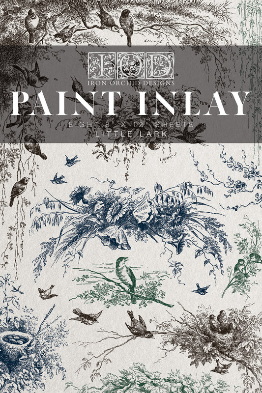IOD Little LarkPaint Inlay 12x16 Pad™