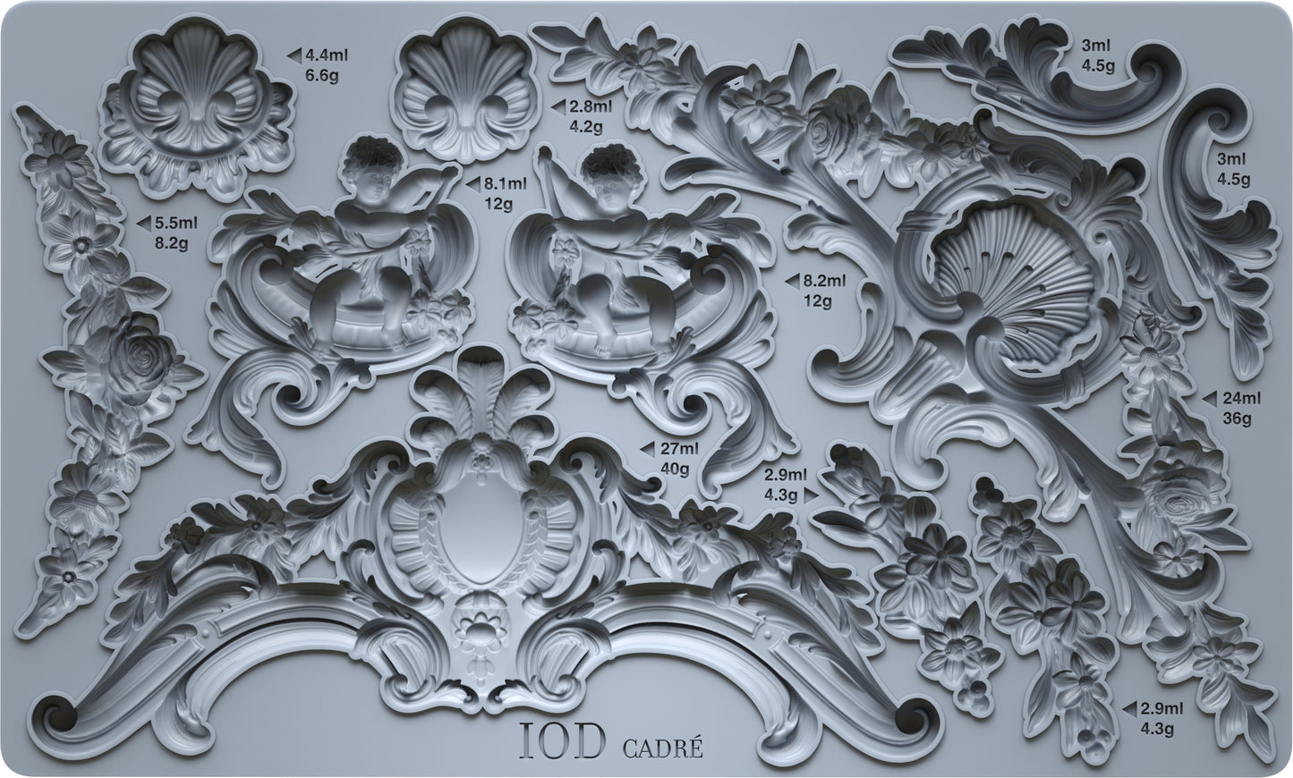 IOD Mould - Cadre 6x10 IOD Mould™