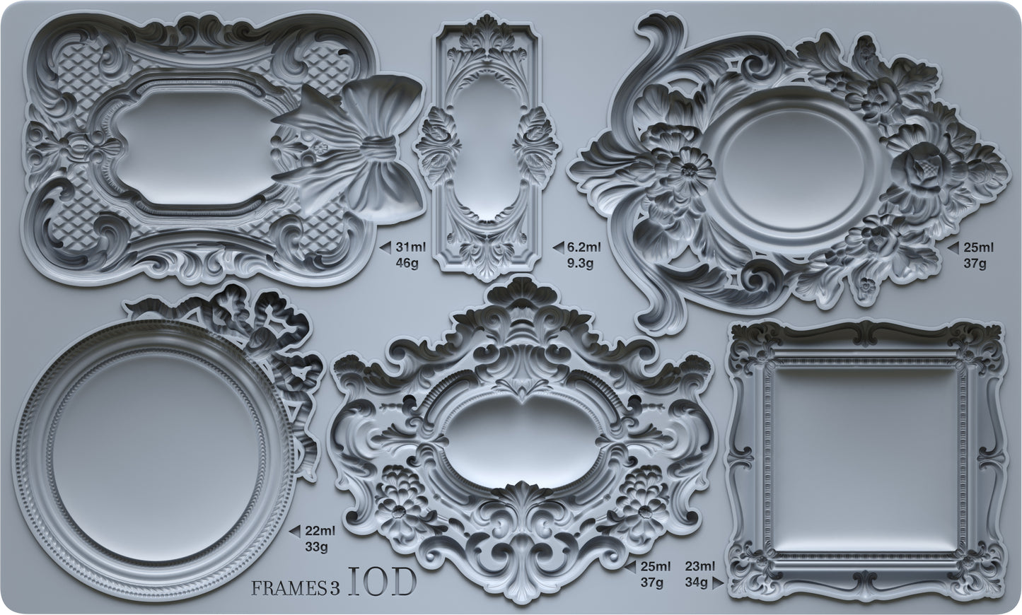 IOD Mould - Frames 3 6x10 IOD Mould™