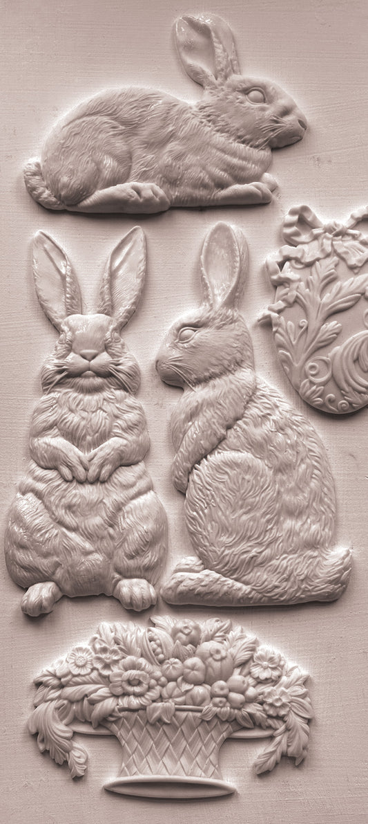 IOD Mould - Les Lapins 6x10