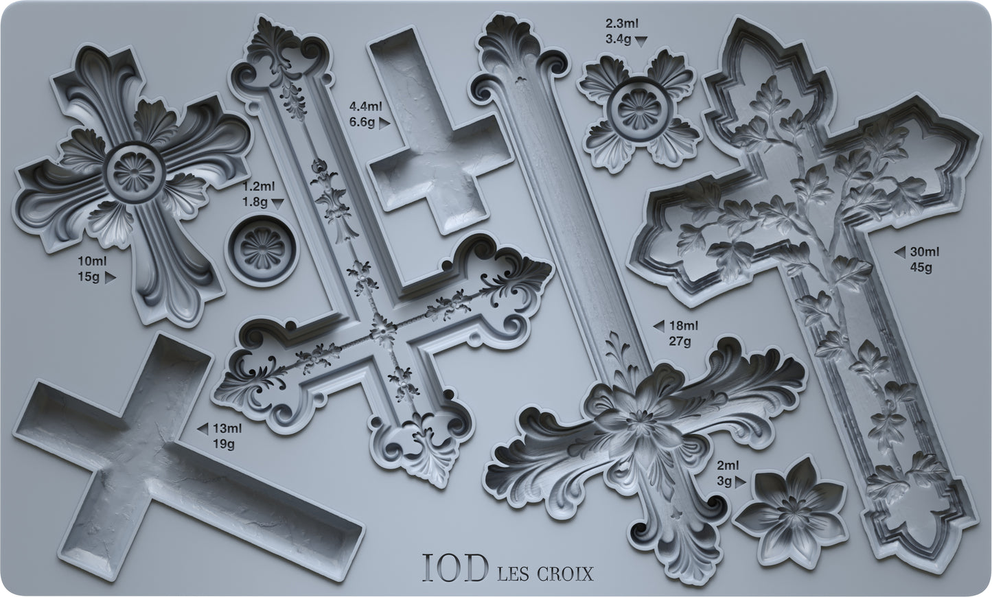 IOD Mould - Les Croix 6x10