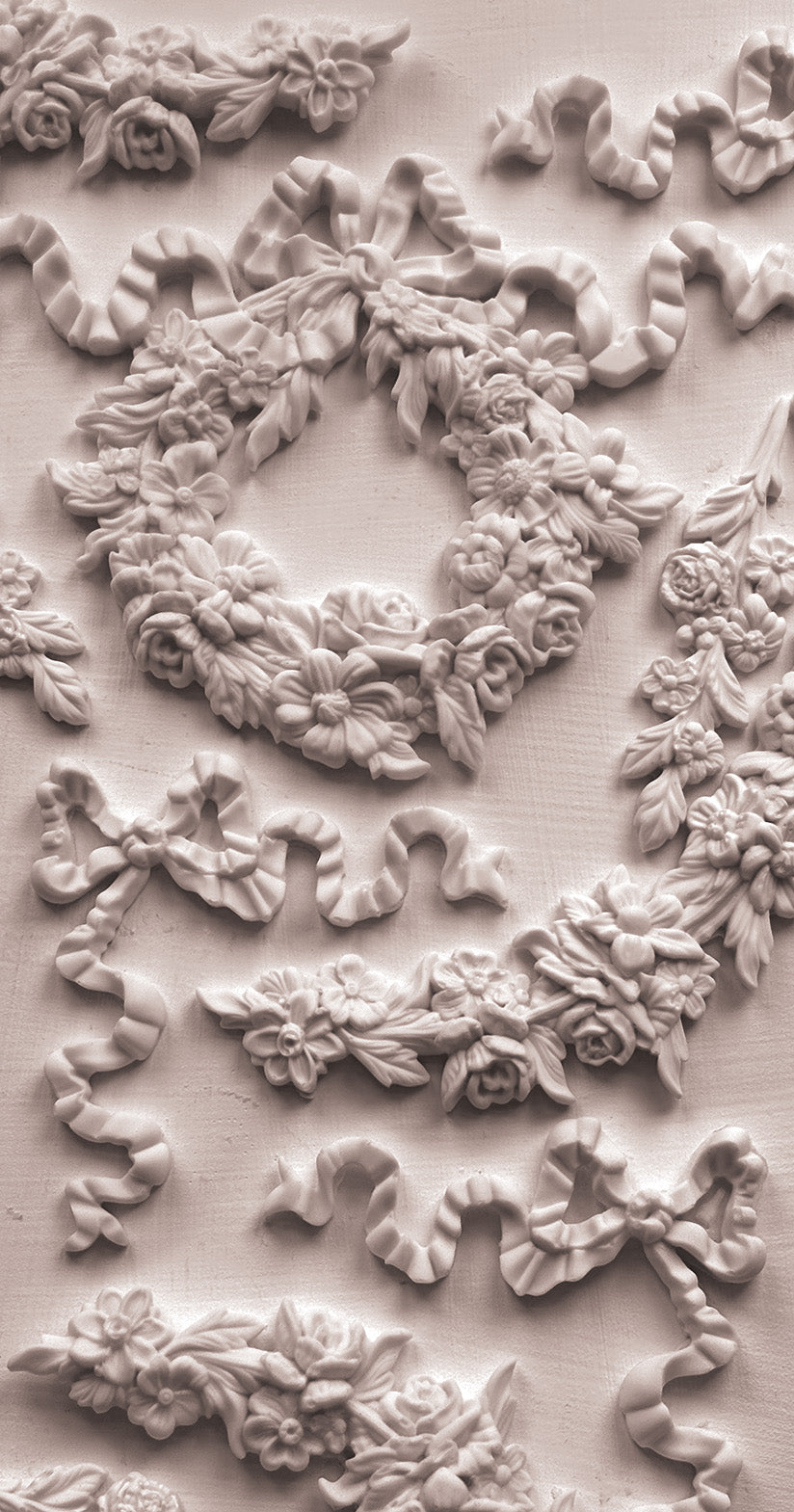 IOD Mould - Wreath & Swags 6x10