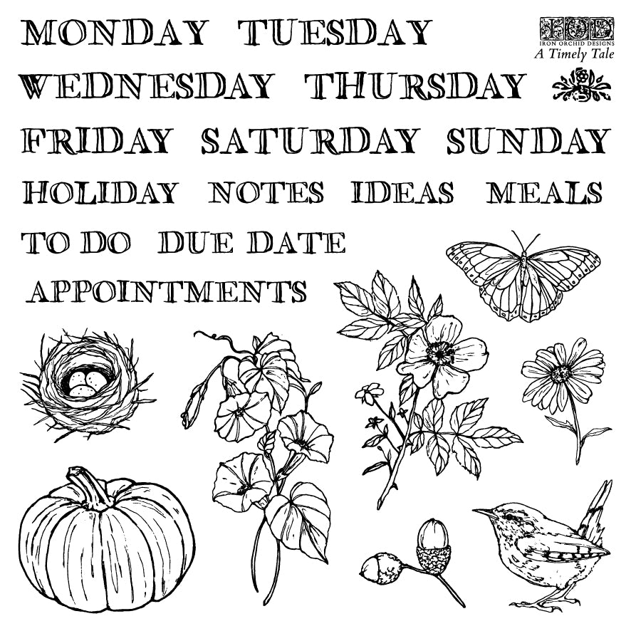 IOD Timely Tale Stamp