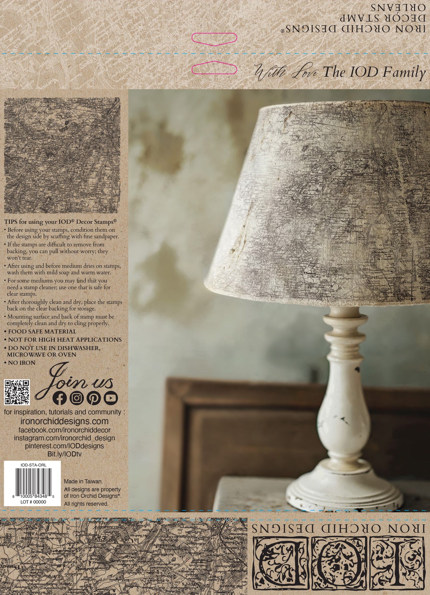 IOD Orleans 12x12 IOD Stamp™