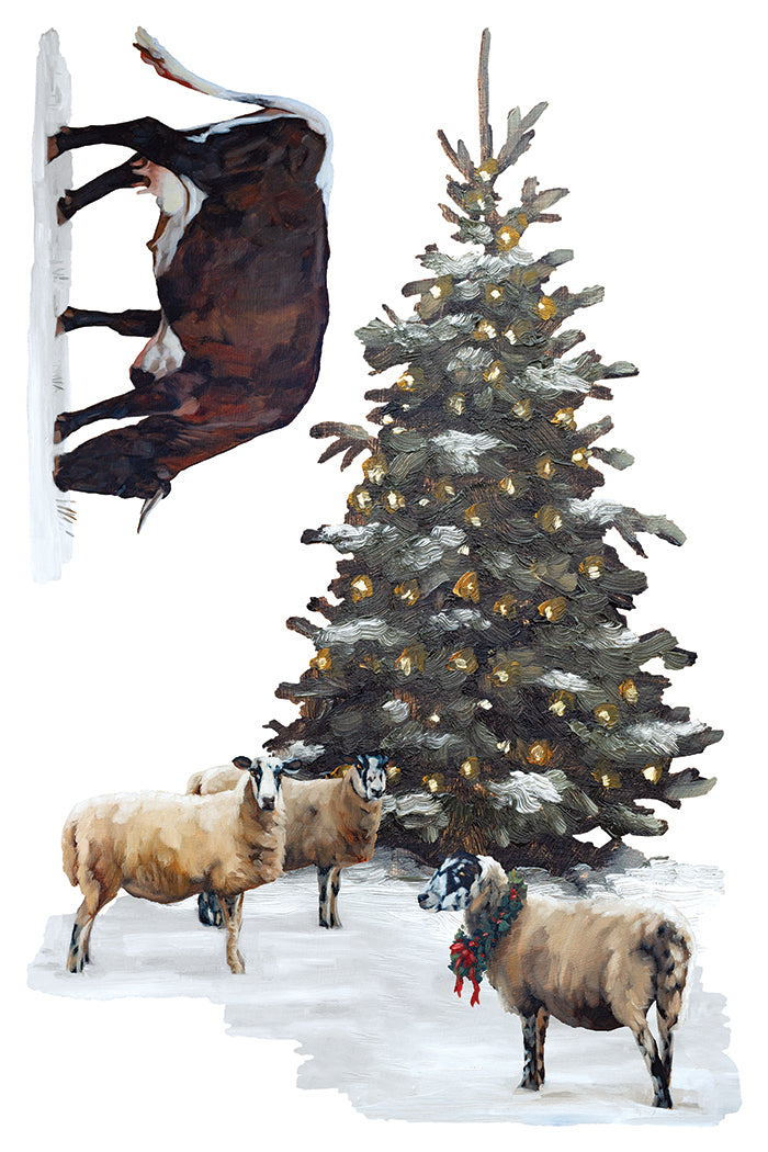 IOD A Cotswald Christmas Transfer 8x12 Pad™