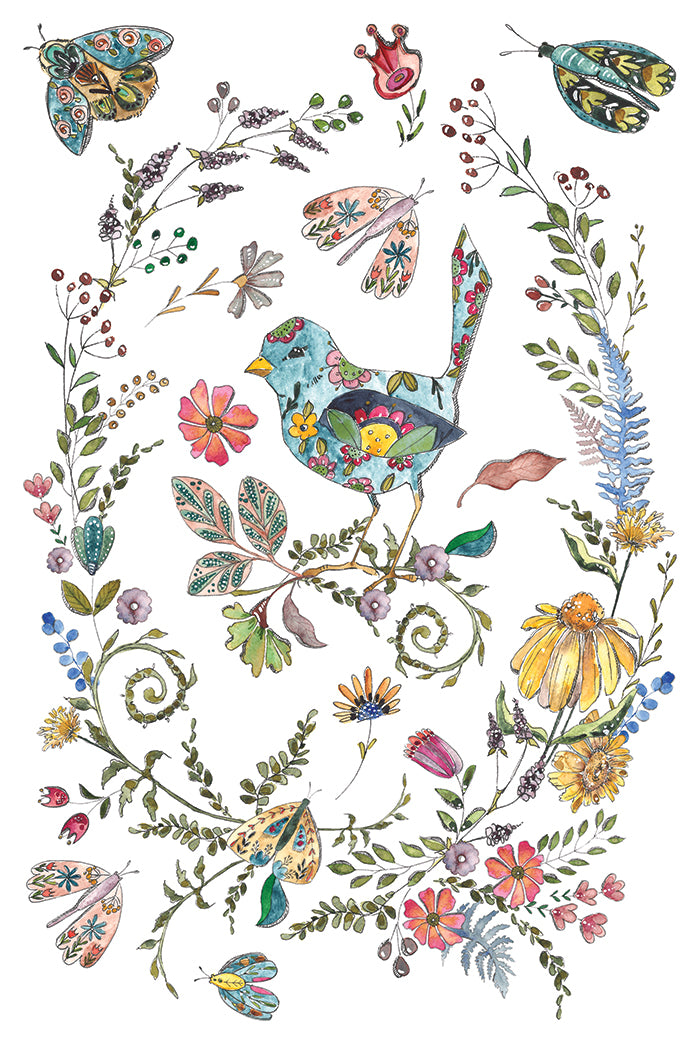 IOD Transfer Fern Fables 8x12 Pad™