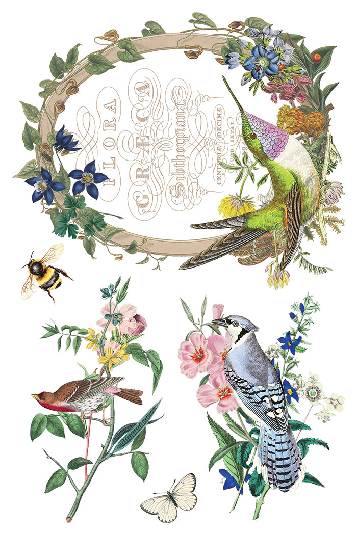 IOD Flora Greca Transfer 8x12 Pad™