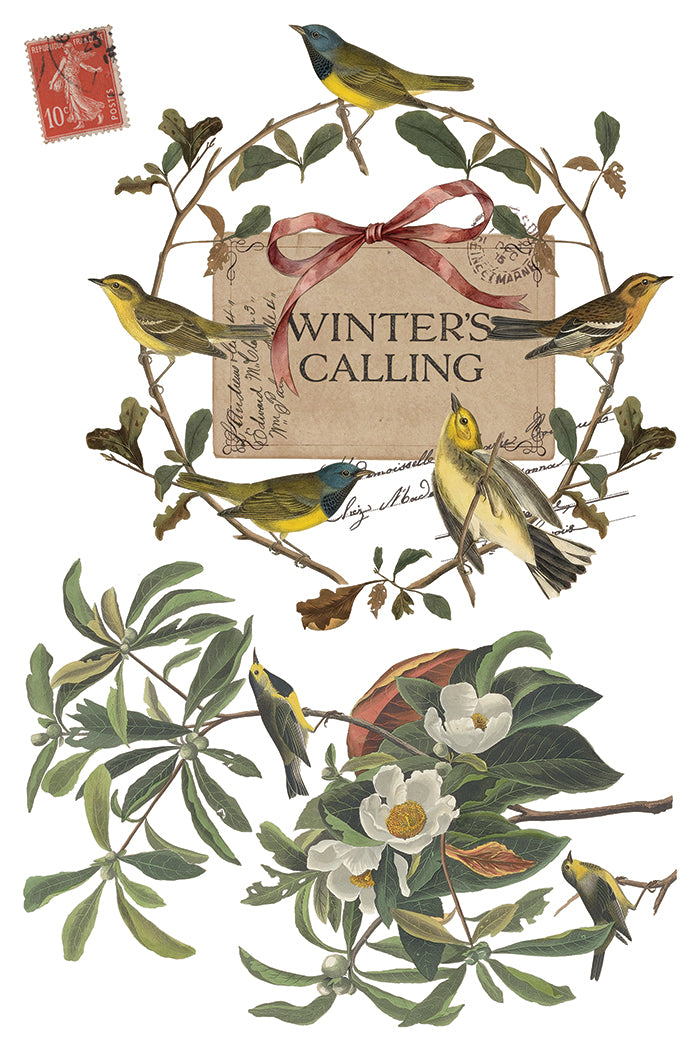 IOD Winter's Calling Transfer 8x12 Pad™