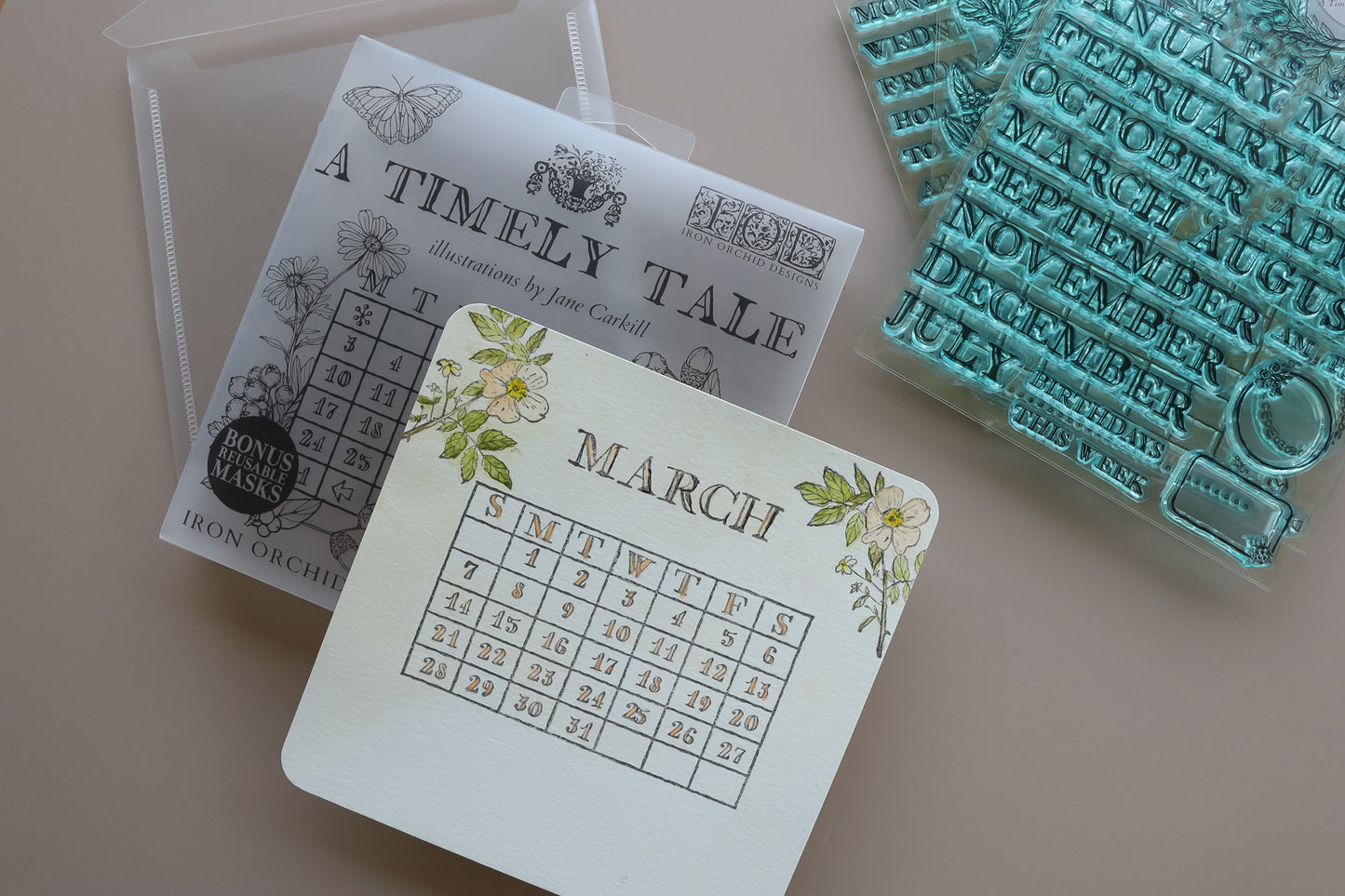 IOD Timely Tale Stamp