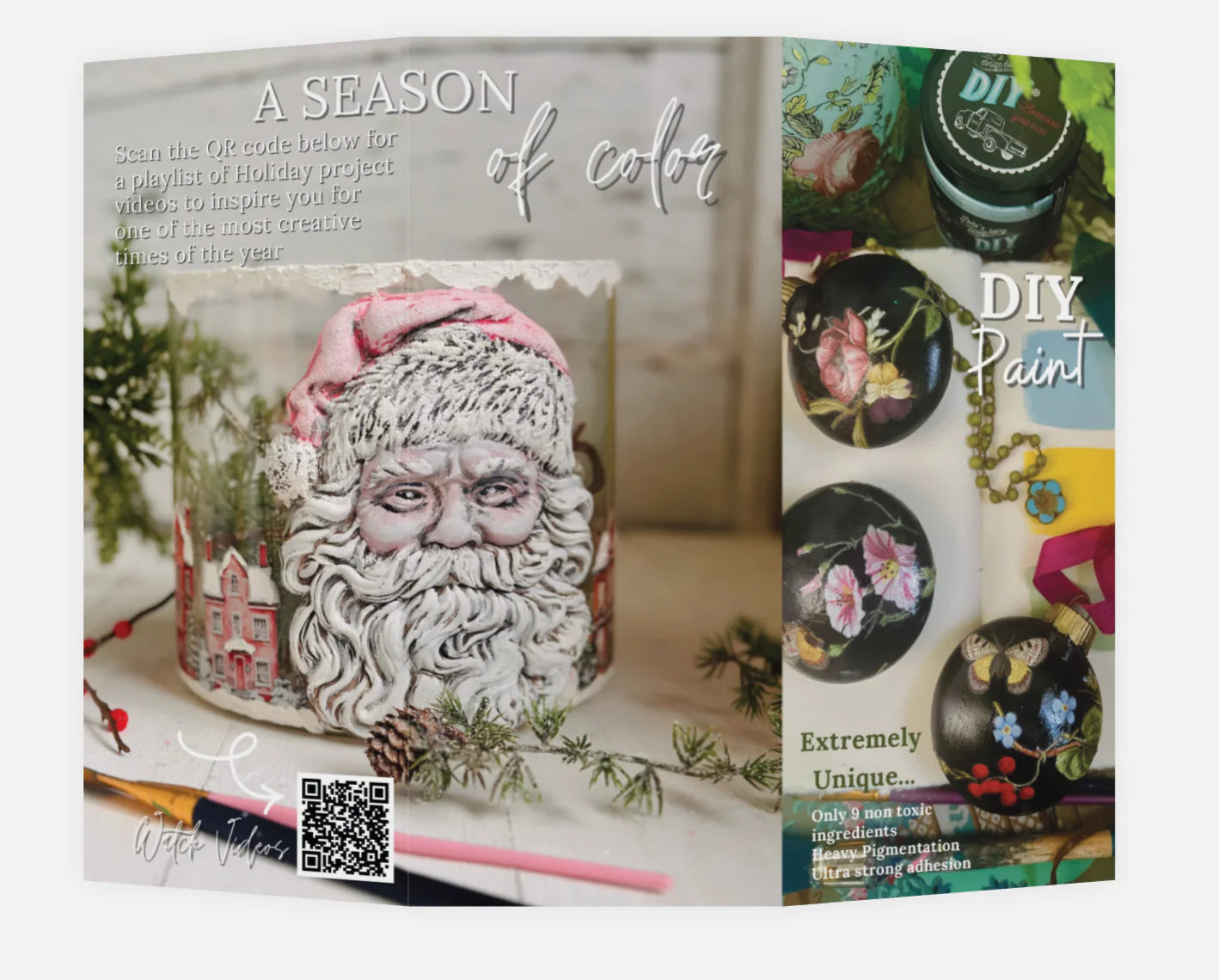 DIY Paint Holiday Edition SAMPLER Box 7 Colors plus golden ticket!